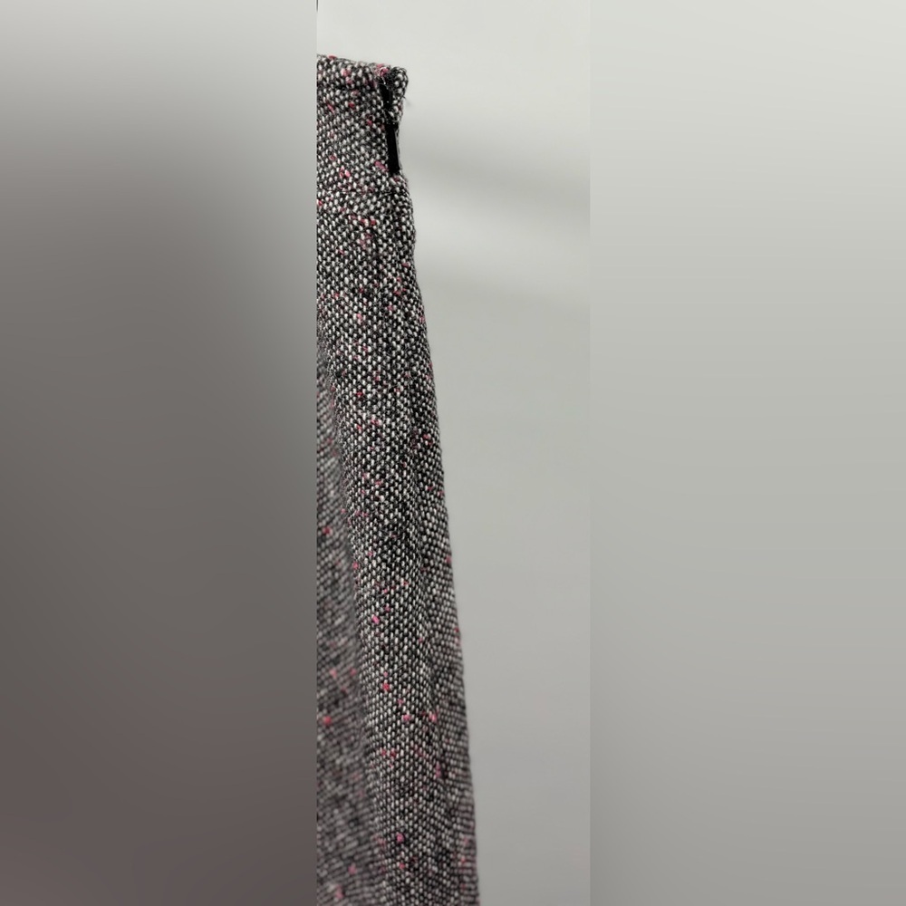 Talbots Size 6 Gray and Pink Tweed A-Line Skirt - Picture 4 of 15